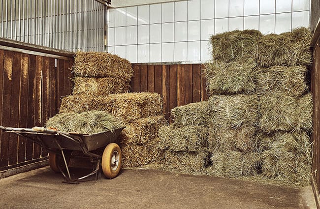 Hay storage
